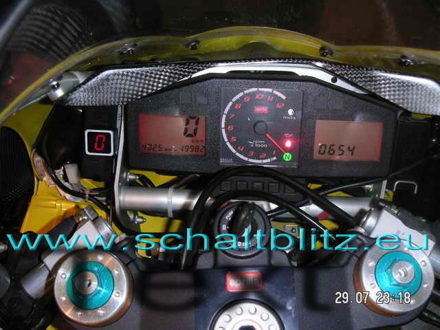 Ganganzeige Aprilia